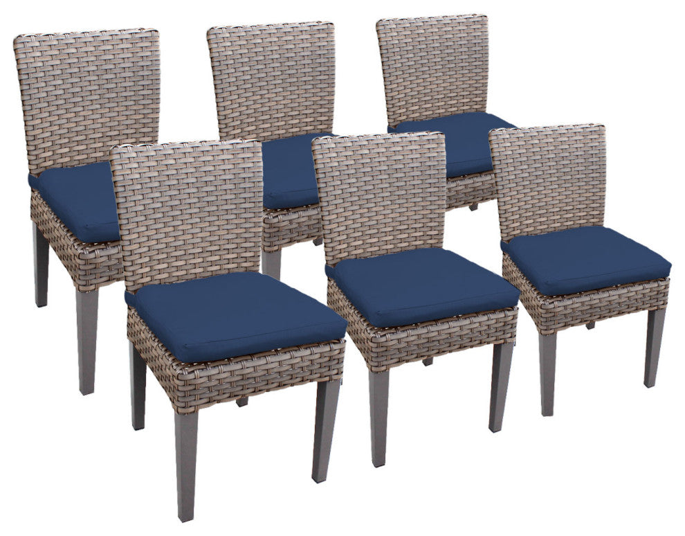 6 Oasis Armless Dining Chairs