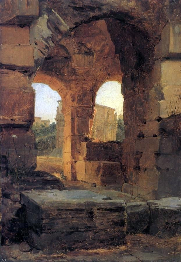 Achille-Etna Michallon Arches of the Colosseum Wall Decal