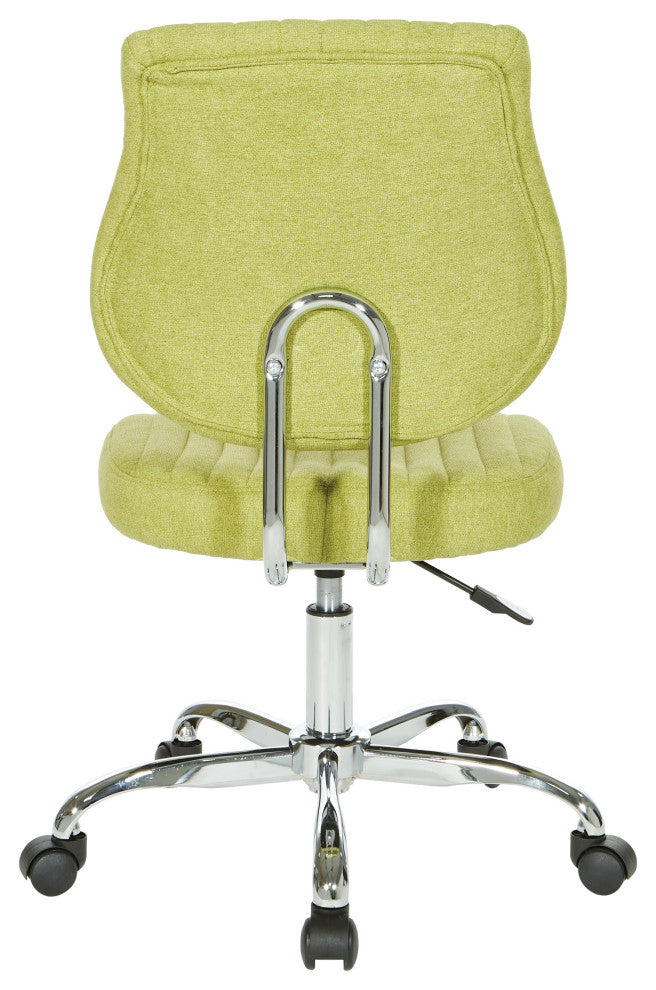 Sunnydale Office Chair  With Chrome Base, Basil