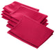 LA Linen Polyester Poplin Napkin, 10 Pack, Fuchsia