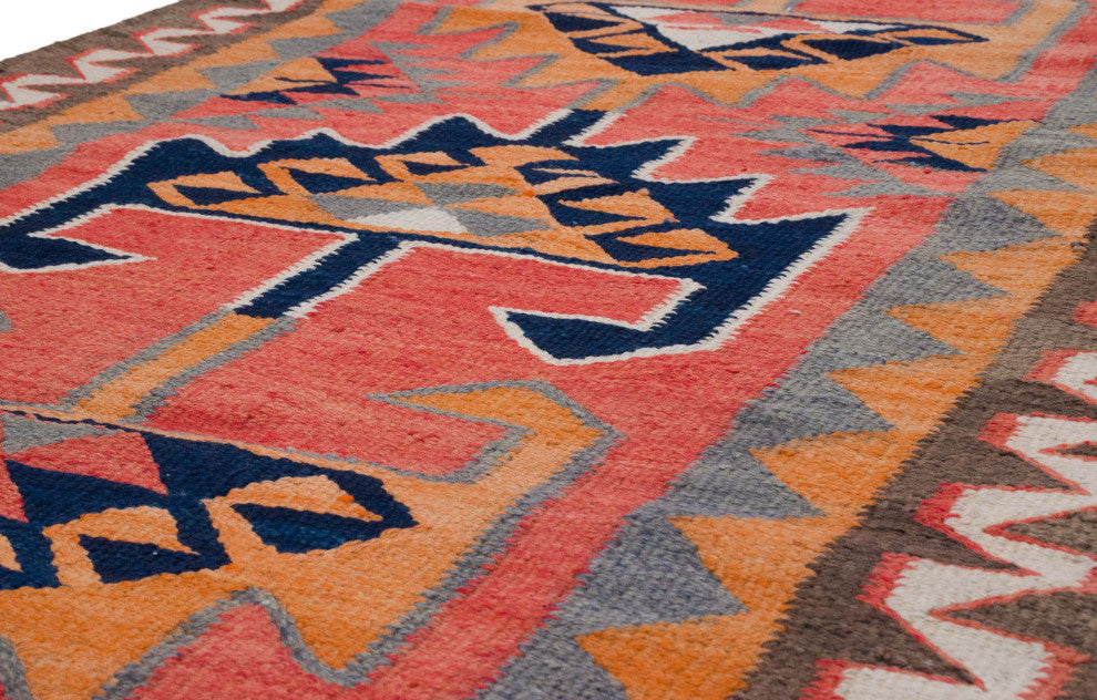 Vintage Turkish Kilim Runner 3' 5" x 11' 5", 41 in. x 137 in.