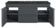 Render 48" Wall-Mount Bathroom Vanity, Gray Black