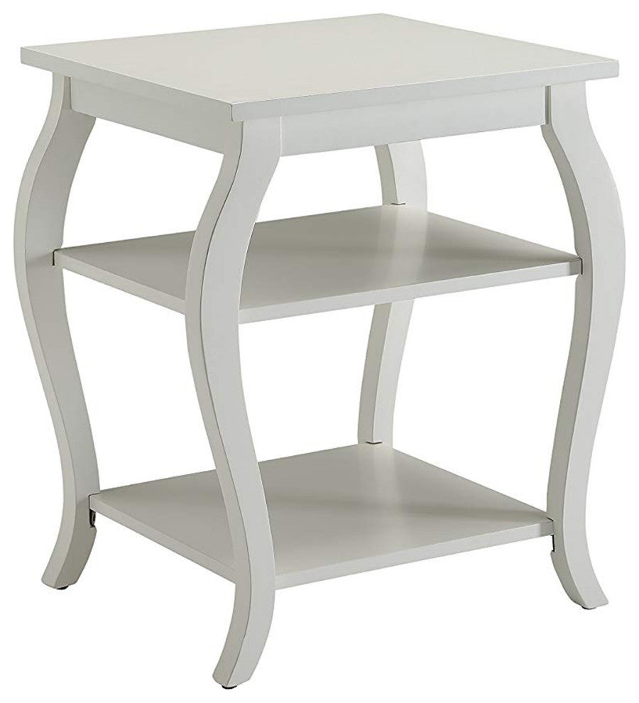 Becci End Table, White