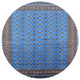 Ahgly Company Indoor Round Mid-Century Modern Area Rugs, 4' Round