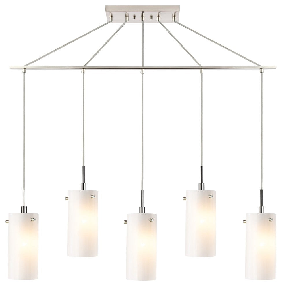 Woodbridge Lighting Tube 5-Light Linear Pendant