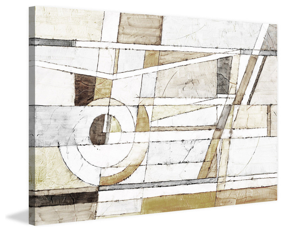 "Pieces" Painting Print on Wrapped Canvas