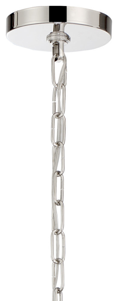 Crystorama Devon Three Light Lantern DEV-B8003-PN