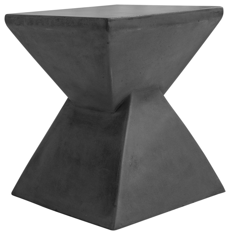Contemporary Xero Concrete Stool Lava Grey - Grey