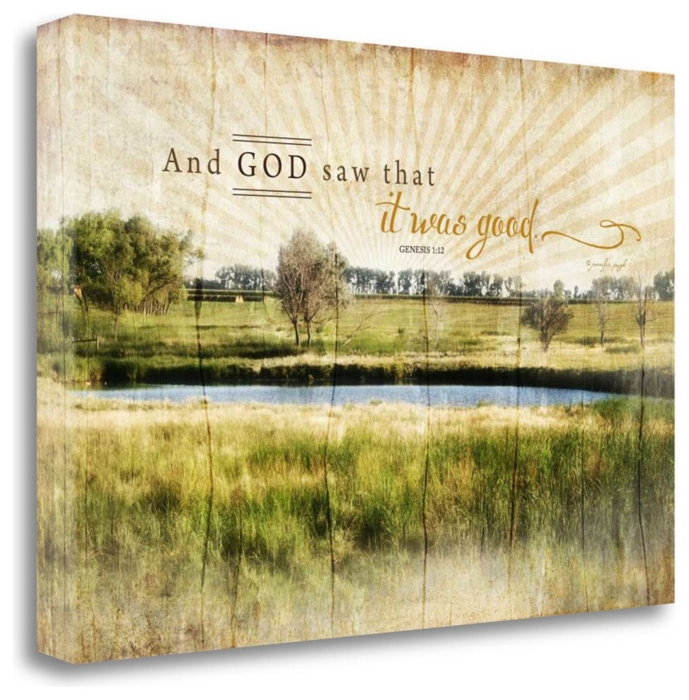 "And God Saw That It Was Good" By Jennifer Pugh, Giclee on Gallery Wrap Canvas