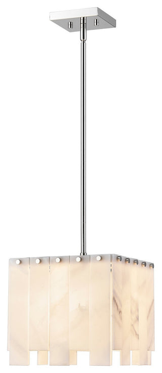 Zlite 345P12-PN 1-Light Pendant, Alabaster