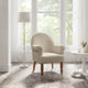 Rustic Manor Ronaldo Accent Chair Upholstered, Linen, Light Beige