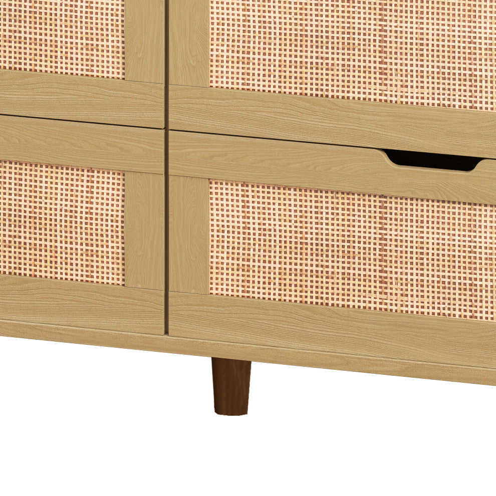 Gewnee Rattan Storage Cabinet