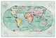 "Mapped Shorelines I Blue" Digital Paper Print by Sue Schlabach, 50"x34"