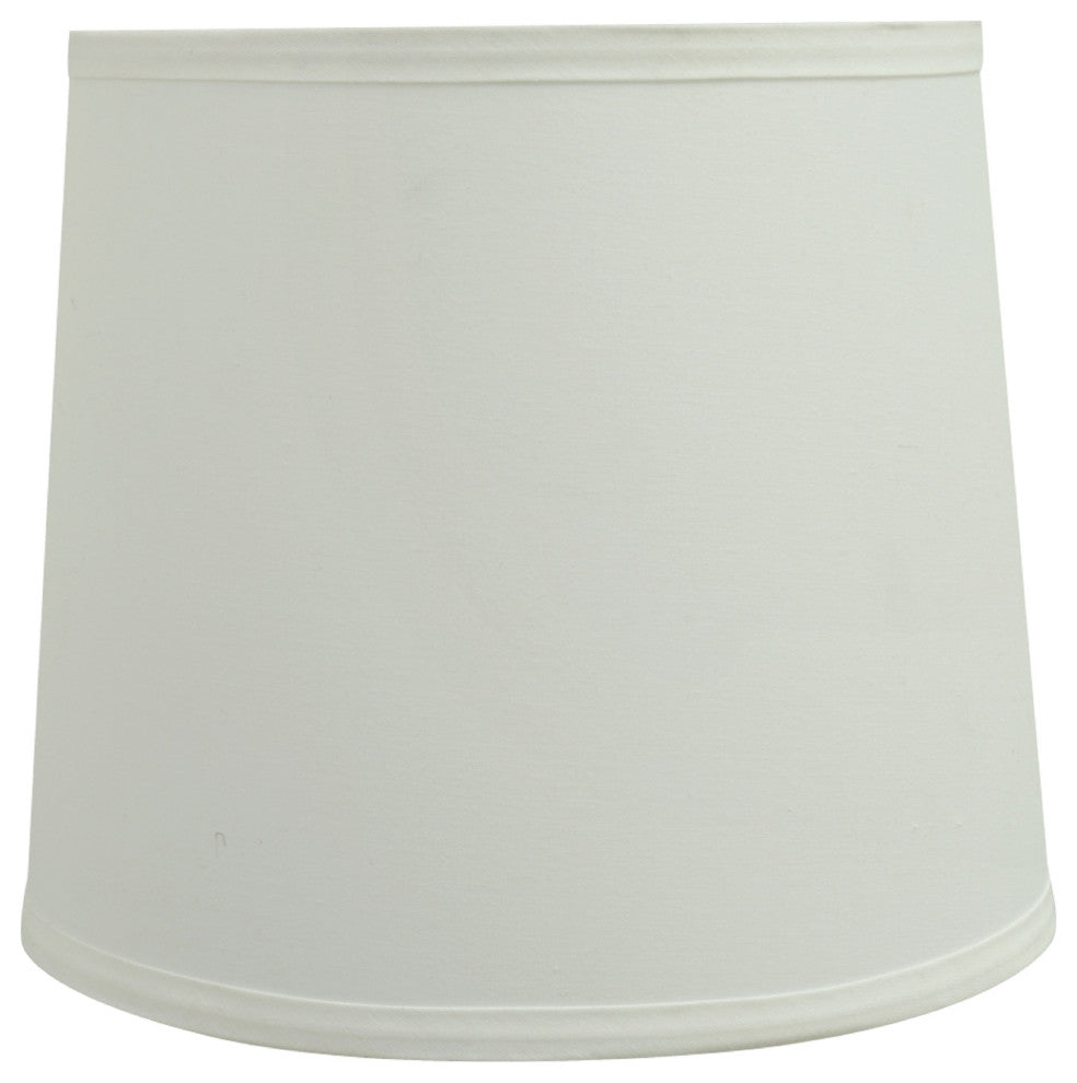 32741 Hardback Empire Shaped Spider Lamp Shade, Off White, 9"x10 1/2"x9"