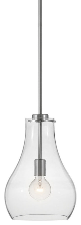 Lark 83117 Frankie 1 Light 10"W Mini Pendant - Brushed Nickel