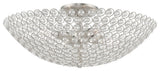 Livex Lighting Brushed Nickel 4-Light Ceiling Mount