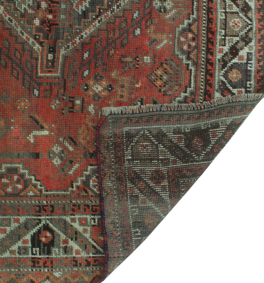 Fine Vintage Distressed Wireelam Rust Rug