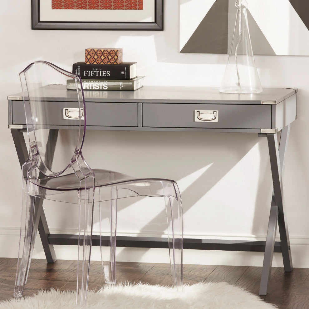 Alastair Campaign Writing Desk, Grey
