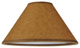 8W X 4.25H Taos Brown Parchment Shade