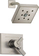 Delta Vero Monitor 17 Series H2Okinetic Shower Trim, Stainless, T17253-SSH2O