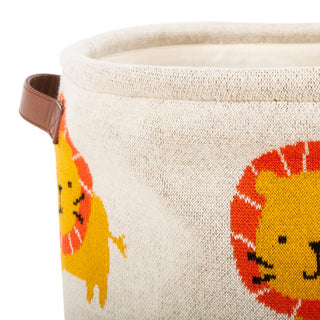 Safavieh Baby Lenny Storage Basket Red/Orange/Beige 14" x 14" x 42"