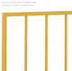 Headboard, Queen Size, Metal Steel, Gold, Modern Contemporary, Bedroom Master