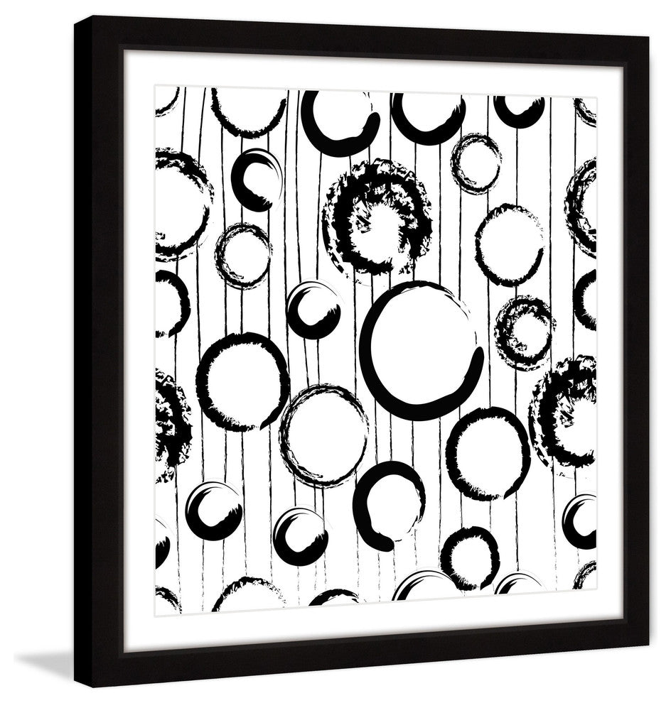 "Circle Variations" Framed Art Print