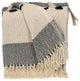 Multicolored Textured Boho Woven Handloom Throw With Tassels