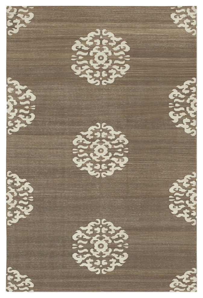 Rug N Carpet - Handmade Wool 3' 7'' x 5' 5'' Flatweave Dhurrie Kilim Rug