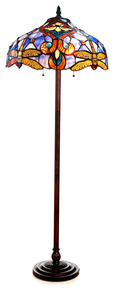 Julia 2-Light Dragonfly Floor Lamp
