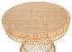 Round Rattan Peacock Small Dining Table, Natural