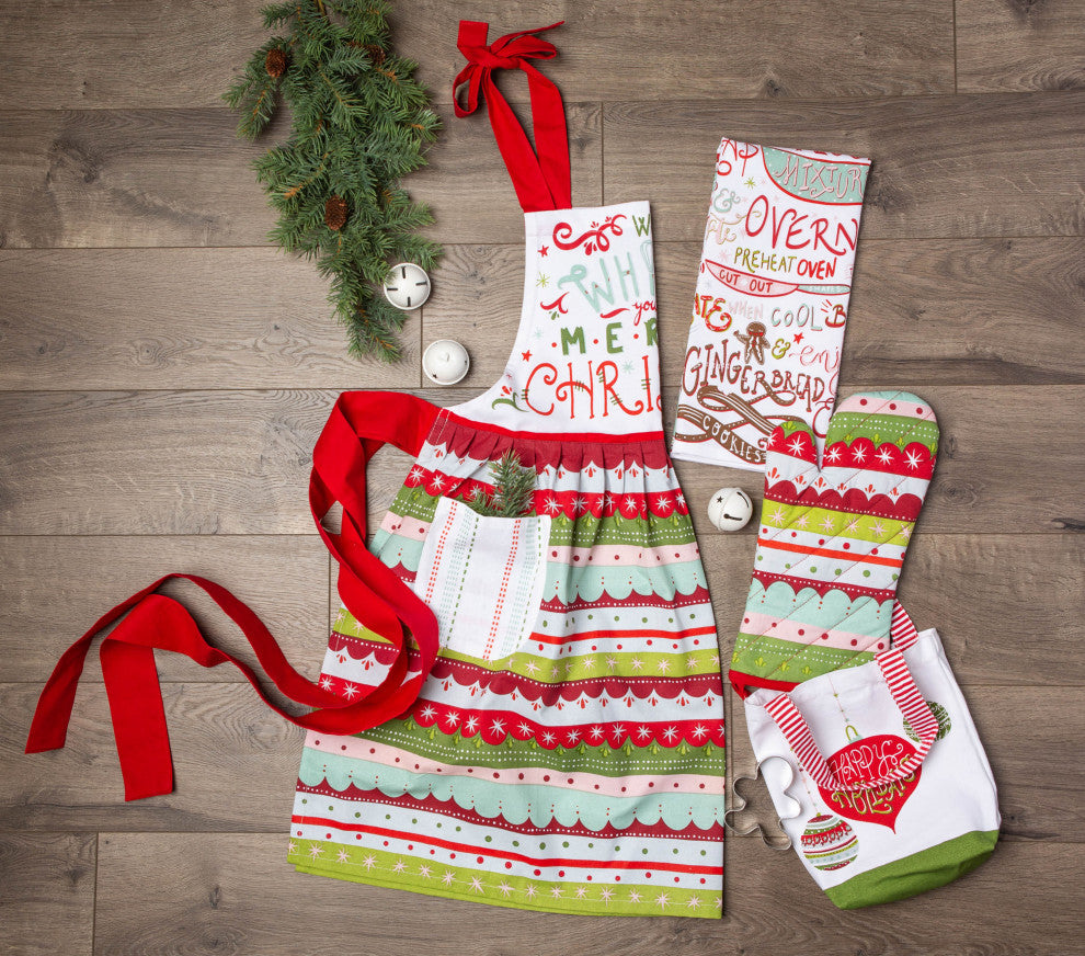 Whisk Merry xmas Skirt Apron