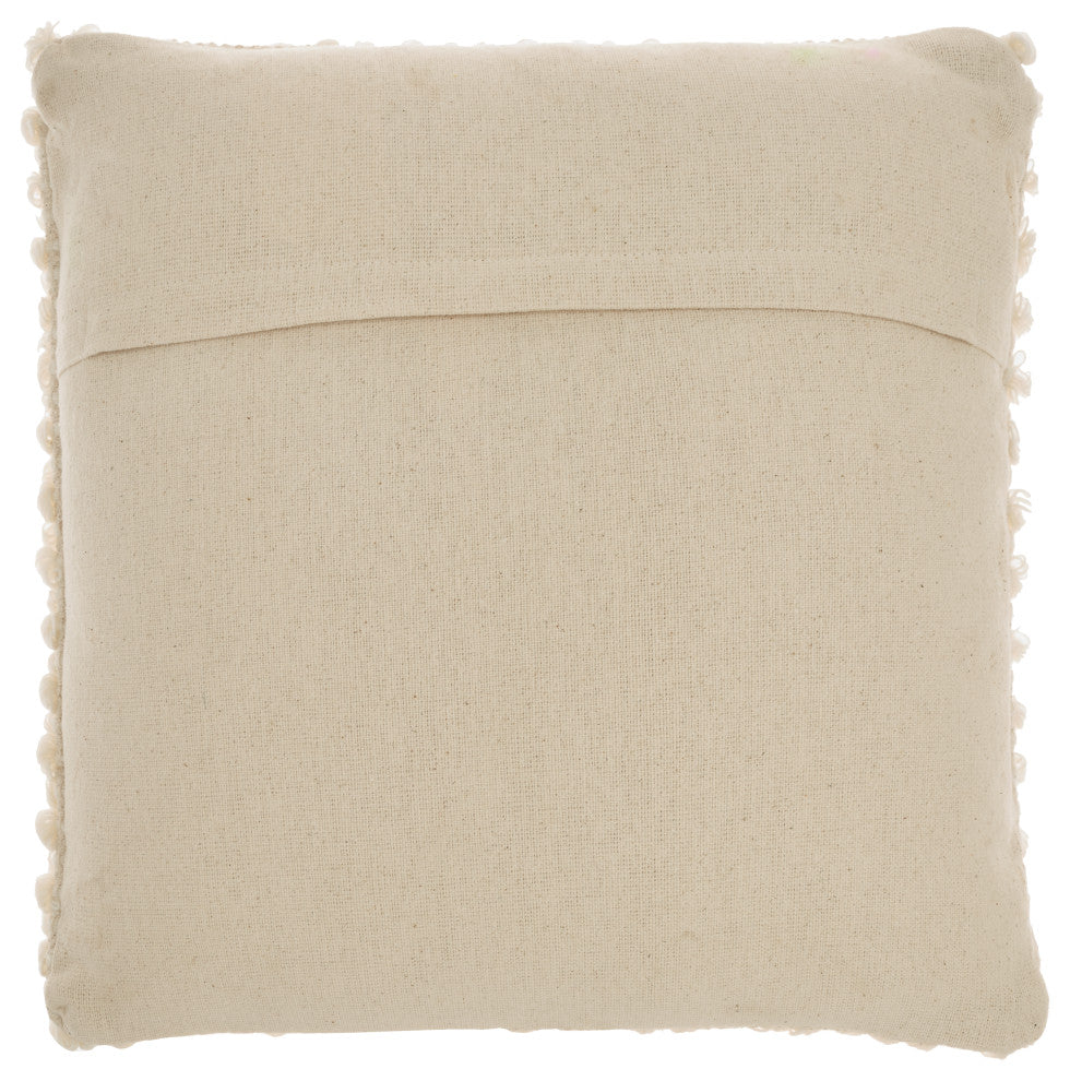 Mina Victory DC142 Throw Pillow, Ivory, 20" x 20"
