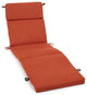 72" Outdoor Chaise Lounge Cushion, Cinnamon