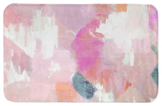 Funky Blush Abstract 34x21 Bath Mat