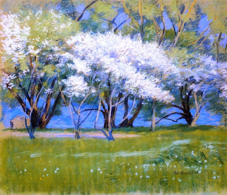 Theodore Wendel Spring Landscape Wall Decal