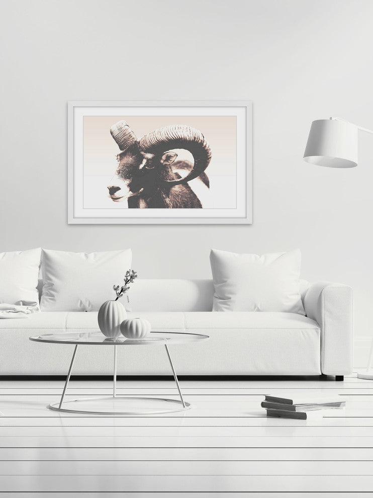 Marmont Hill, "Eye of Ram" Framed Painting Print, 36x24