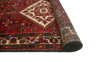 Fine Vintage Distressed Ramazan Red/Ivory Runner, 3'7 x 10'6
