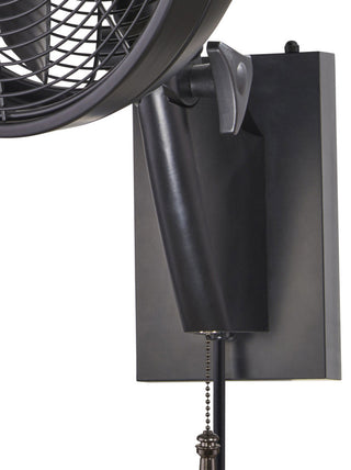 MinkaAire Anywhere Anywhere 15" Diameter 3 Speed Indoor / Outdoor - Matte Black