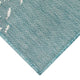 Carmel School Of Fish Indoor/Outdoor Rug, Aqua, 1'11"x4'11" Runner