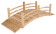 Natural Cedar Garden Bridge, Natural, 6 Ft.