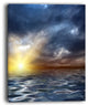 "Incredible View of Typical Sunrise" Seashore Canvas Wall Art, 12"x20"