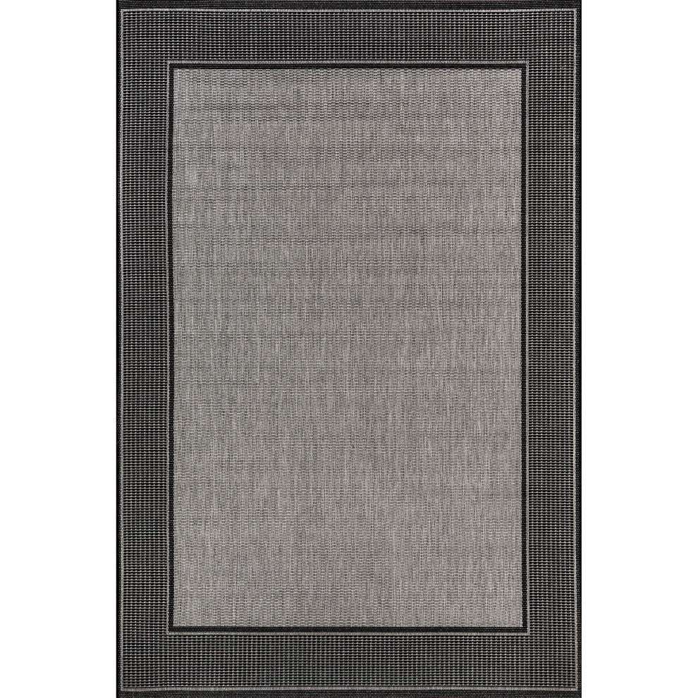 Nuloom Indoor/Outdoor Machine Made Area Rug, Grey 7'6"Square