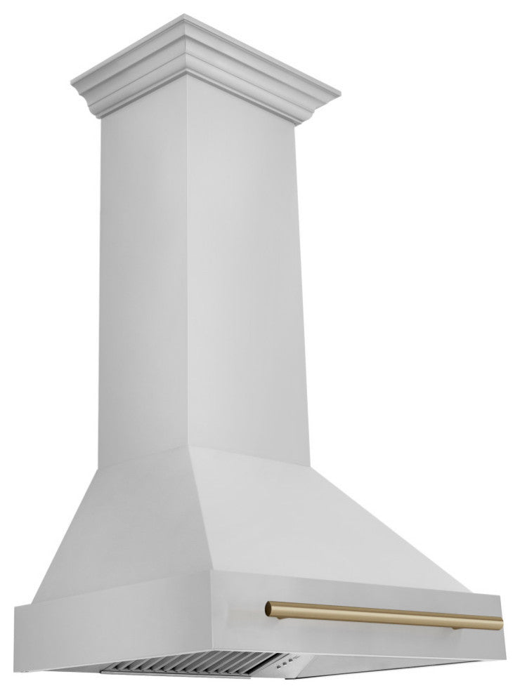 ZLINE 30" Stainless Steel Hood With Stainless Steel Shell, 8654STZ-30-CB