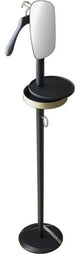 Nomon Galan Women Valet Stand, Walnut Hanger, Black Stained Ash, Graphite Finish