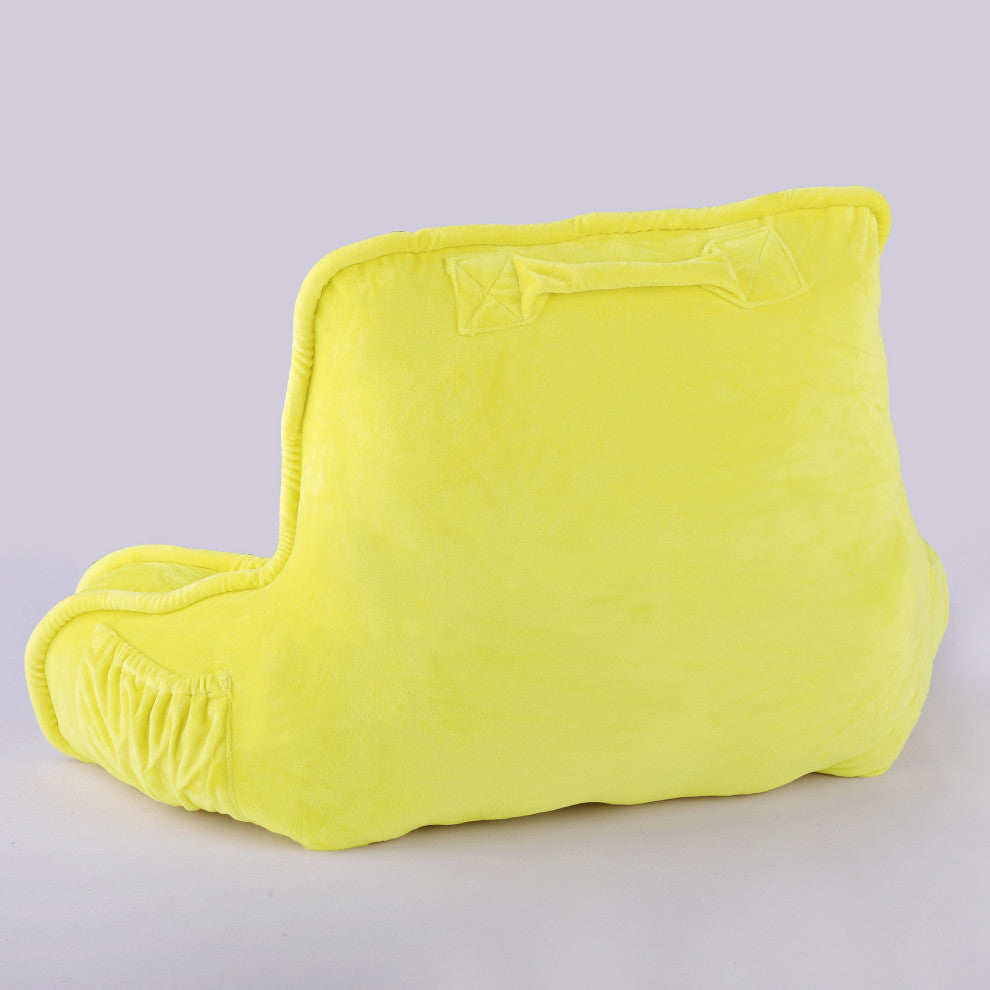 Supersoft Bedrest Lounger Backrest With DIY Filling, Butter Cup