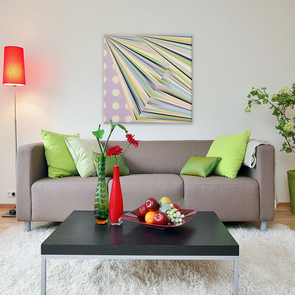"Linear Structure" by Richard Blanco, 37"x37"