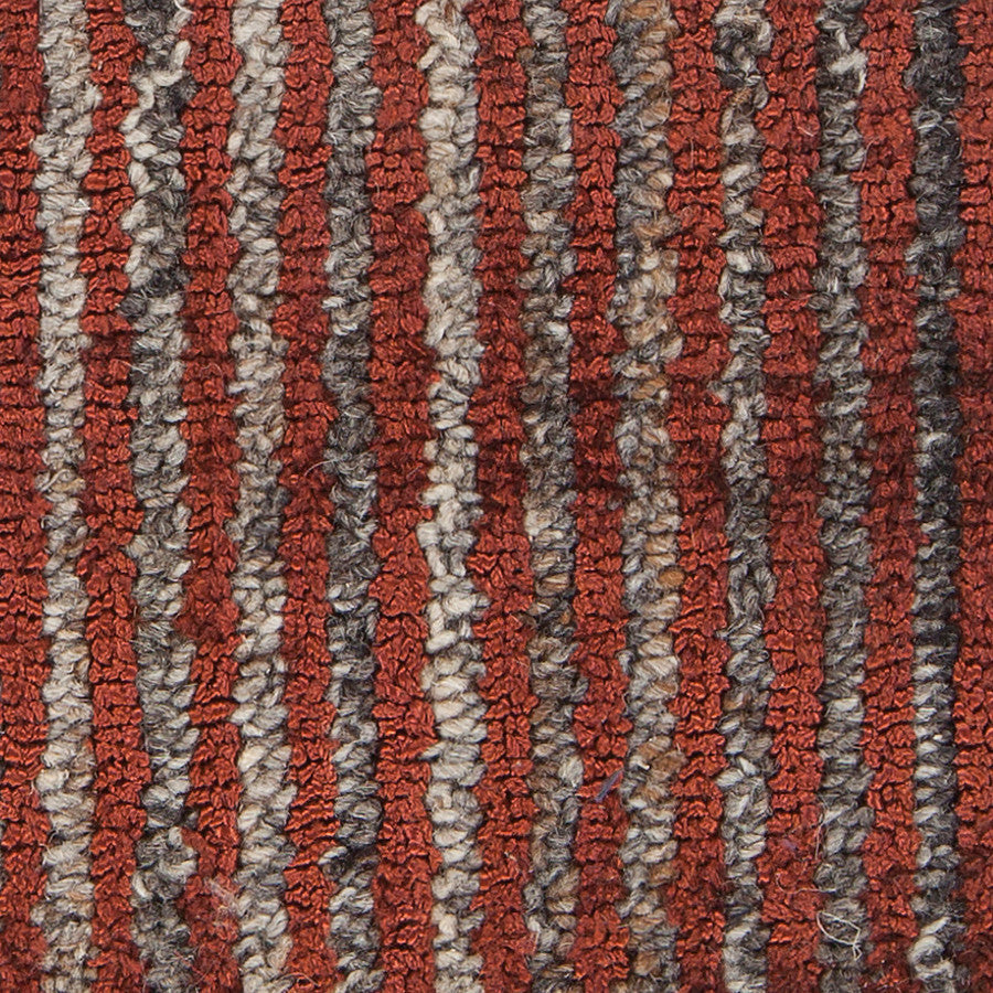 Citizen Contemporary Area Rug, Rust, 5'x7'6"