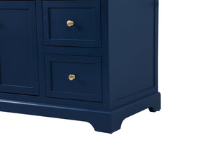 Home Living 22" Farmhouse Blue-Light Bathroom Vanity