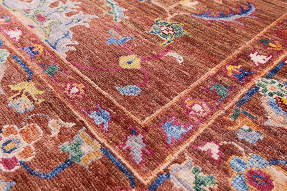 5' 0" X 6' 9" Hand Knotted Persian Tabriz Wool Rug Q7760
